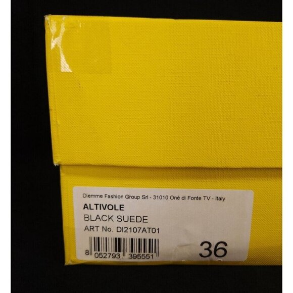 Diemme Altivole Suede Boots Size 36 6 Women's Black Combat New - Picture 13 of 16